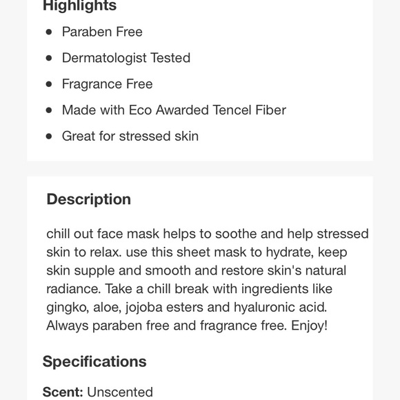 🟢 AVATARA Two Sheet Masks Chill Out and Bee My Honey NWT - Picture 10 of 13